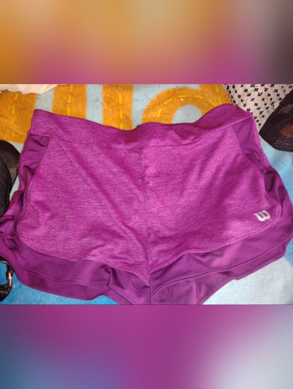 Wilson Purple Athletic Shorts